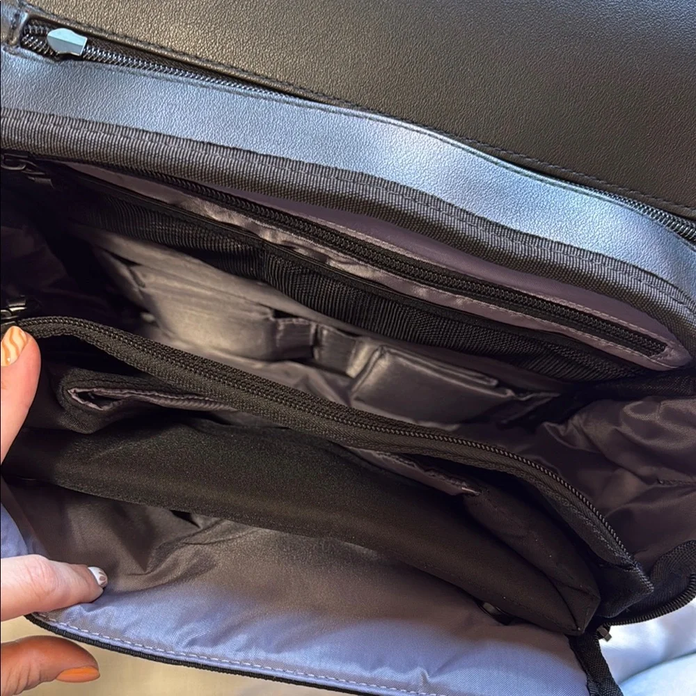 Unused diaper bag, black